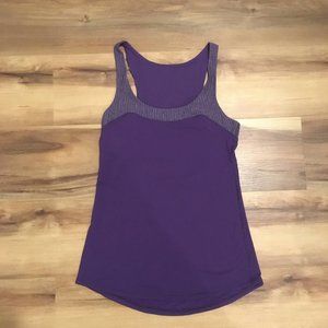 Lululemon Purple Tank Top (Size 6)